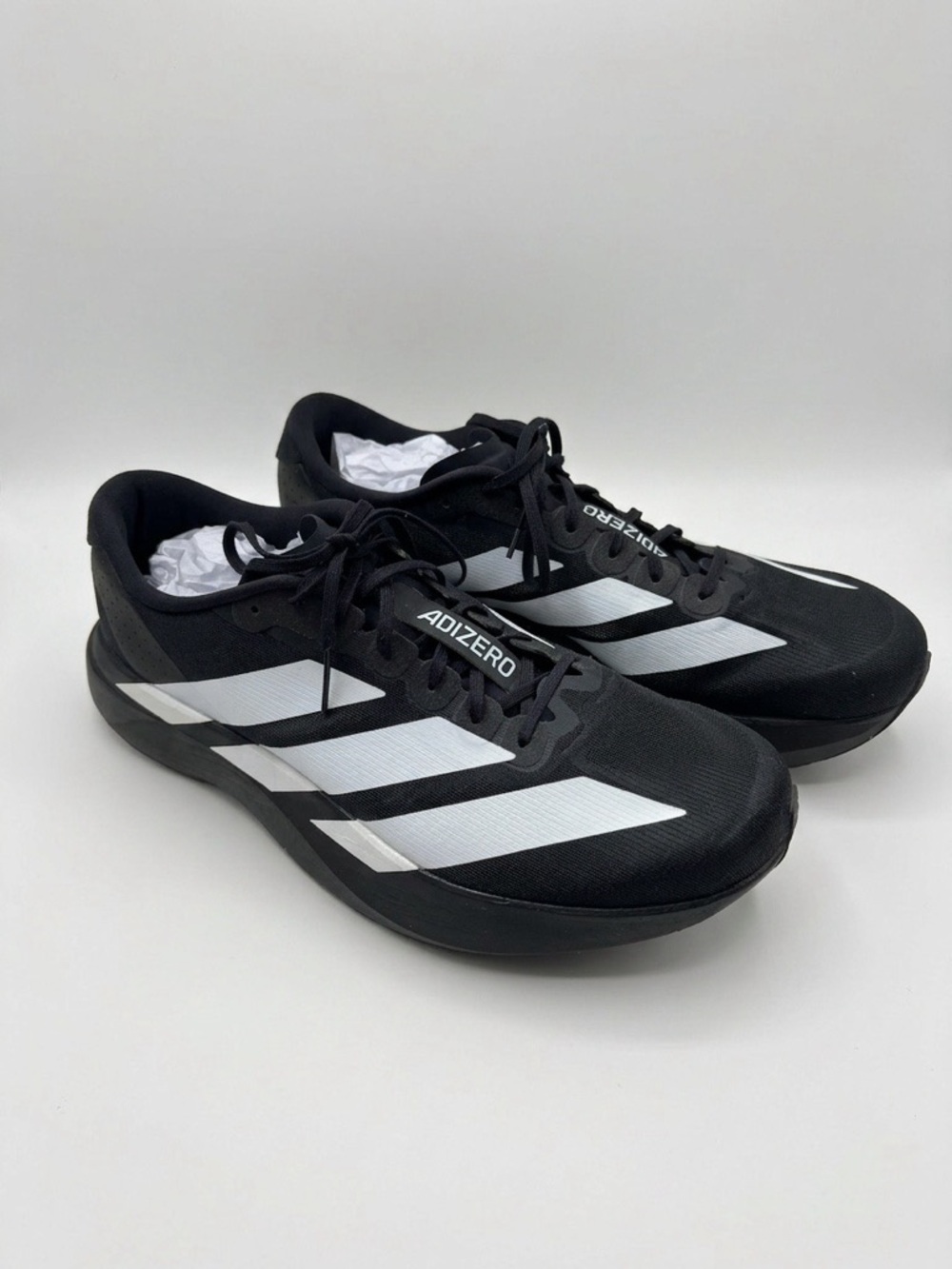 adidas Black & White Adizero Performance Trainers